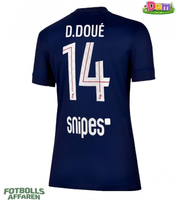 Paris Saint-Germain Desire Doue #14 Hemmatröja Kvinnor 2025-26 Kortärmad